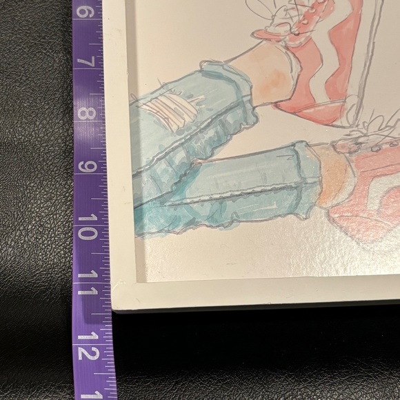 Girls Room Art "Kick It" - box art - 9.5" x 11.5" - Picture 2 of 4